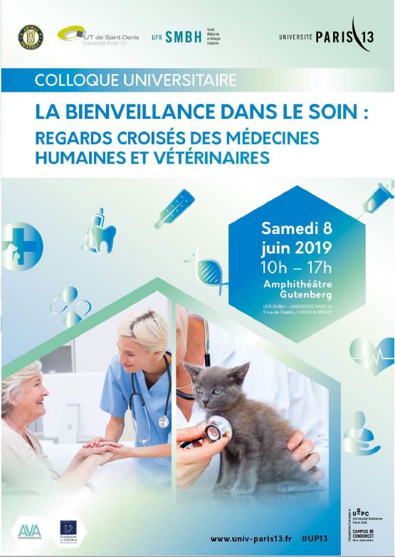 Affiche La bienveillance dans le soin 2019 La bienveillance dans le soin 2019 - Evènement Animal University - Vivre et travailler dans le respect de l’animal